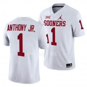 Andrel Anthony Oklahoma Sooners Alternate Game #1 Jersey Men's Anthracite 2023 Football Uniform