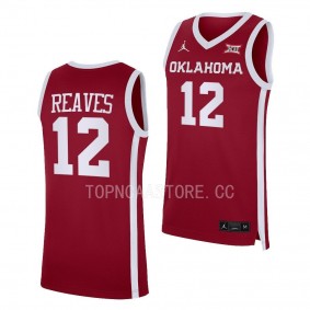 Austin Reaves #12 Oklahoma Sooners Alumni Basketball Replica Jersey Crimson