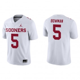 Billy Bowman Oklahoma Sooners Jordan Brand Game College Football Jersey White
