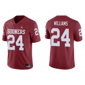 Gentry Williams Oklahoma Sooners Jordan Brand Game College Football Jersey Crimson