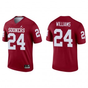 Gentry Williams Oklahoma Sooners Jordan Brand Legend College Football Jersey Crimson