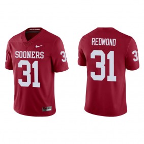 Jalen Redmond Oklahoma Sooners Nike Game College Football Jersey Crimson