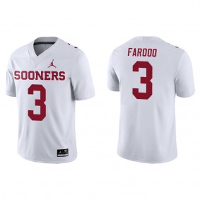 Jalil Farooq Oklahoma Sooners Jordan Brand Game College Football Jersey White
