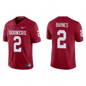 Jovantae Barnes Oklahoma Sooners Nike Game College Football Jersey Crimson