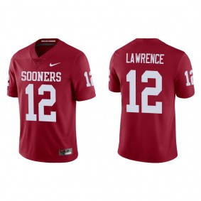 Key Lawrence Oklahoma Sooners Nike Game College Football Jersey Crimson