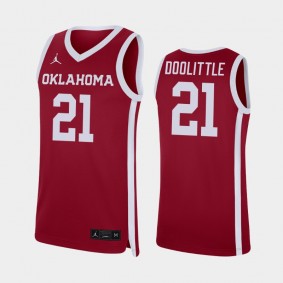 Oklahoma Sooners Kristian Doolittle Crimson Replica Men's College Basketball Jersey