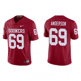 Nate Anderson Oklahoma Sooners Nike Game College Football Jersey Crimson