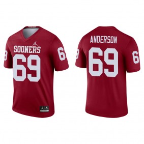 Nate Anderson Oklahoma Sooners Jordan Brand Legend College Football Jersey Crimson