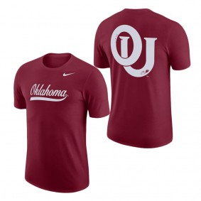 Oklahoma Sooners Nike 2-Hit Vault Performance T-Shirt Crimson