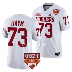 Andrew Raym Oklahoma Sooners 2022 Cheez-It Bowl White College Football Jersey