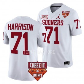 Anton Harrison Oklahoma Sooners 2022 Cheez-It Bowl White College Football Jersey