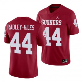 Oklahoma Sooners Brendan Radley-Hiles 44 Crimson Alumni Game Jersey Men's