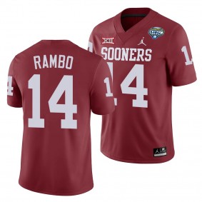 Oklahoma Sooners Charleston Rambo 2020 Cotton Bowl Classic Crimson College Football Jersey