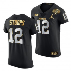 Oklahoma Sooners Drake Stoops 2020 Cotton Bowl Classic Jersey Black Golden Edition