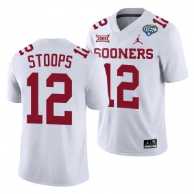 Oklahoma Sooners Drake Stoops 2020 Cotton Bowl Classic White College Football Jersey