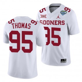 Oklahoma Sooners Isaiah Thomas 2020 Cotton Bowl Classic White College Football Jersey