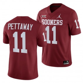 Oklahoma Sooners Jaquaize Pettaway College Football Jersey #11 Crimson 2023 Classc Uniform