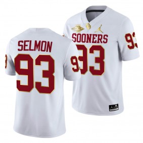 Oklahoma Sooners Lee Roy Selmon 93 White 2021 Red River Showdown NFL Jersey Men