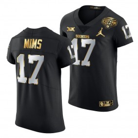 Oklahoma Sooners Marvin Mims 2020 Cotton Bowl Classic Jersey Black Golden Edition