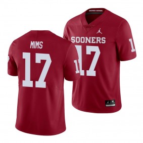 Oklahoma Sooners Marvin Mims 17 Crimson Limited Team Jersey Men's