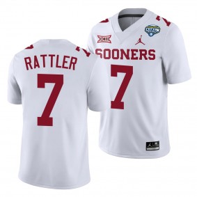 Oklahoma Sooners Spencer Rattler 2020 Cotton Bowl Classic White College Football Jersey