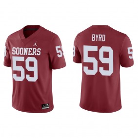 Savion Byrd Oklahoma Sooners Jordan Brand Game College Football Jersey Crimson